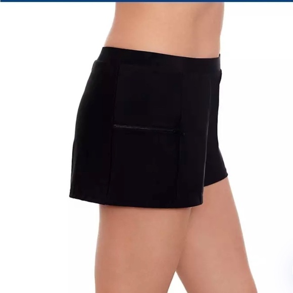 Coastal Cove Women's Solid Double Zip Pocket Swim Shorts plus size 20W NWT - Picture 4 of 9